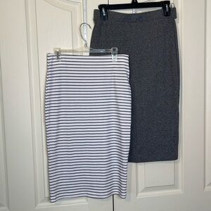 Set of 2 midi Pencil Skirts